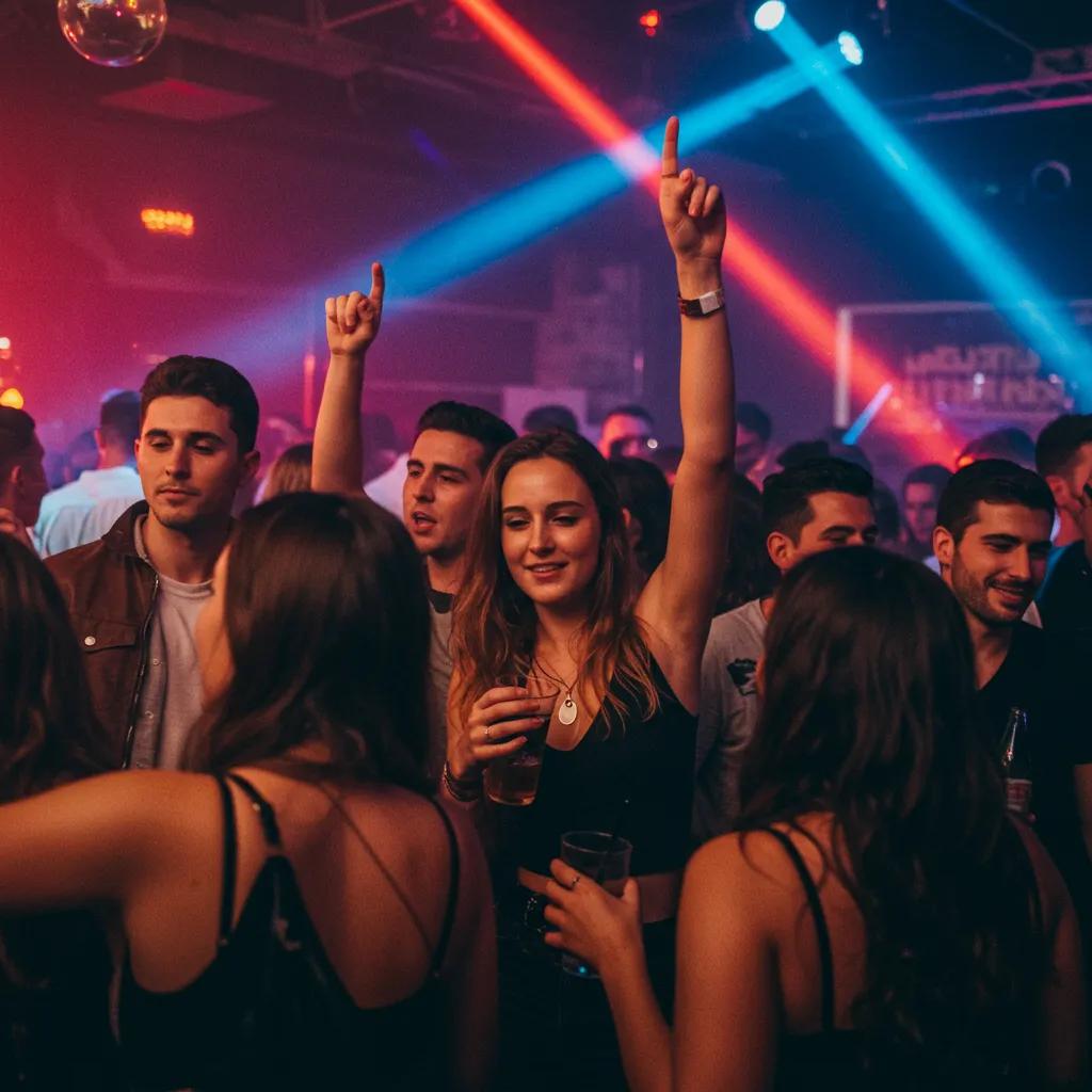 Diverse crowd enjoying music at one of the best nightclubs in Brighton