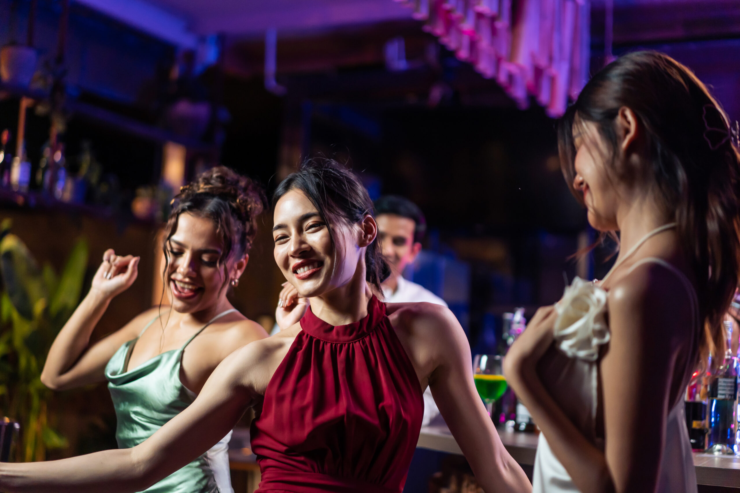 Women having fun in one of the best bars in Brighton