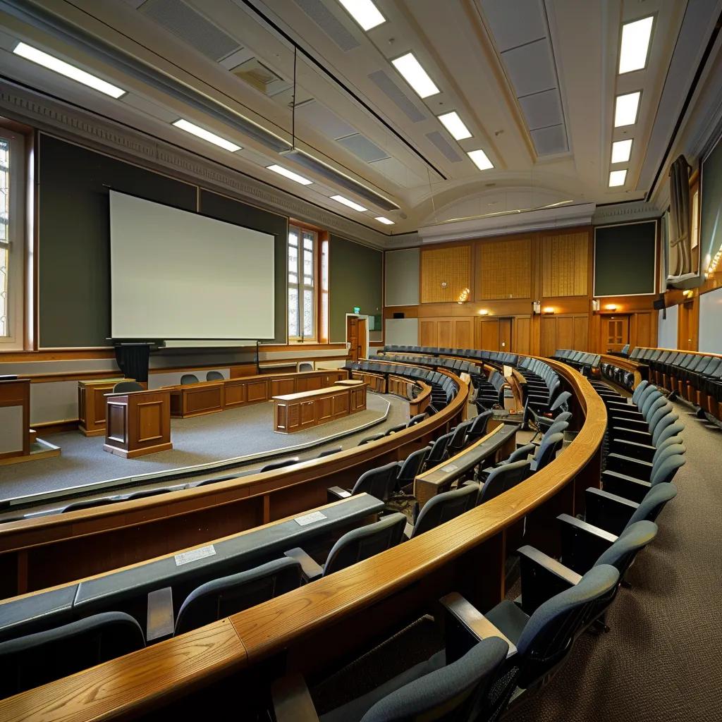 university lecture room