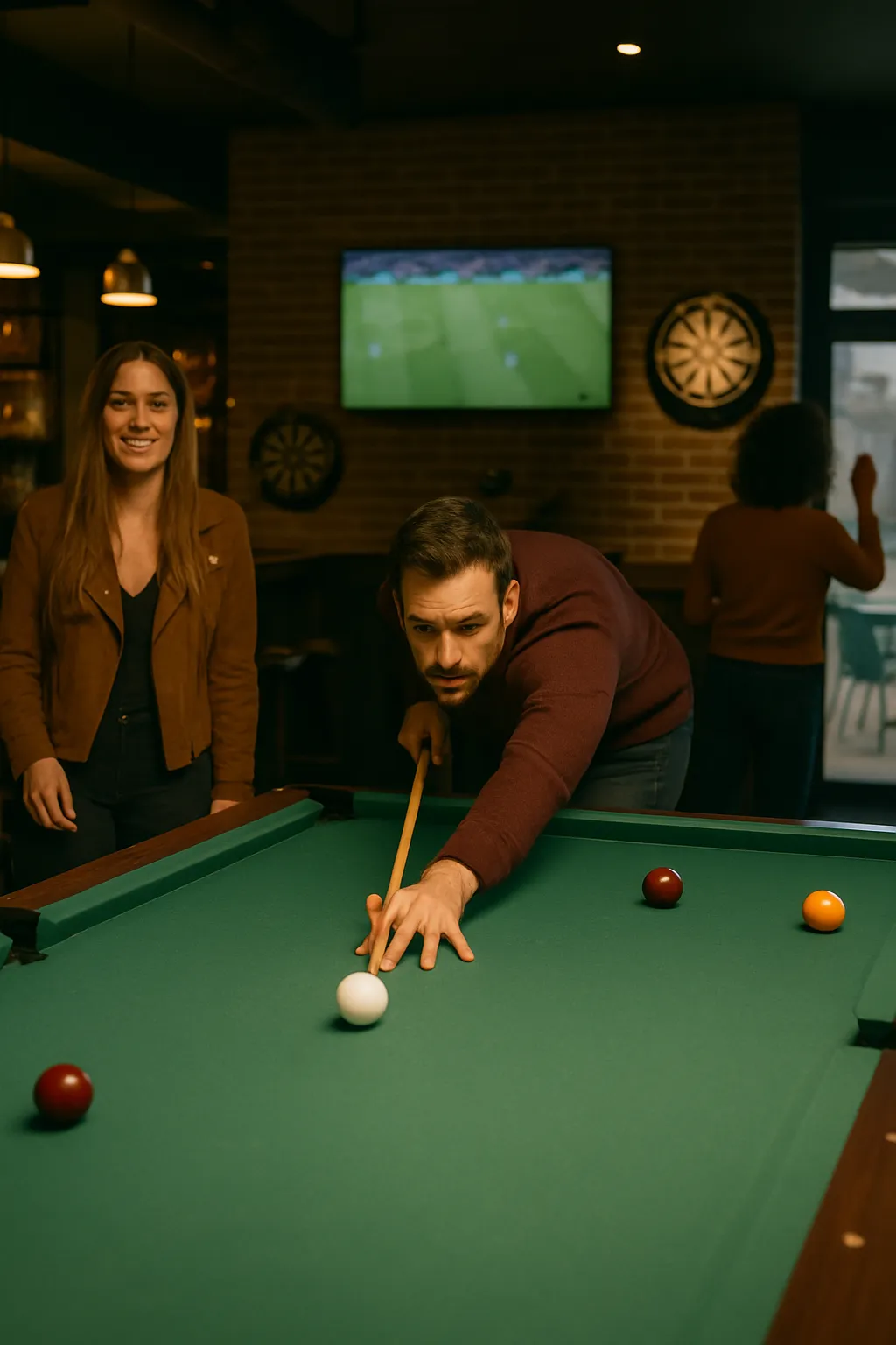 People play ball in Brighton