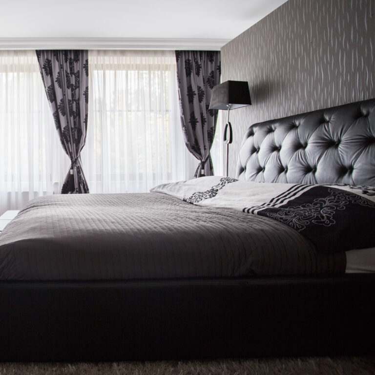 Luxury bedroom at one of the hotels in Brighton