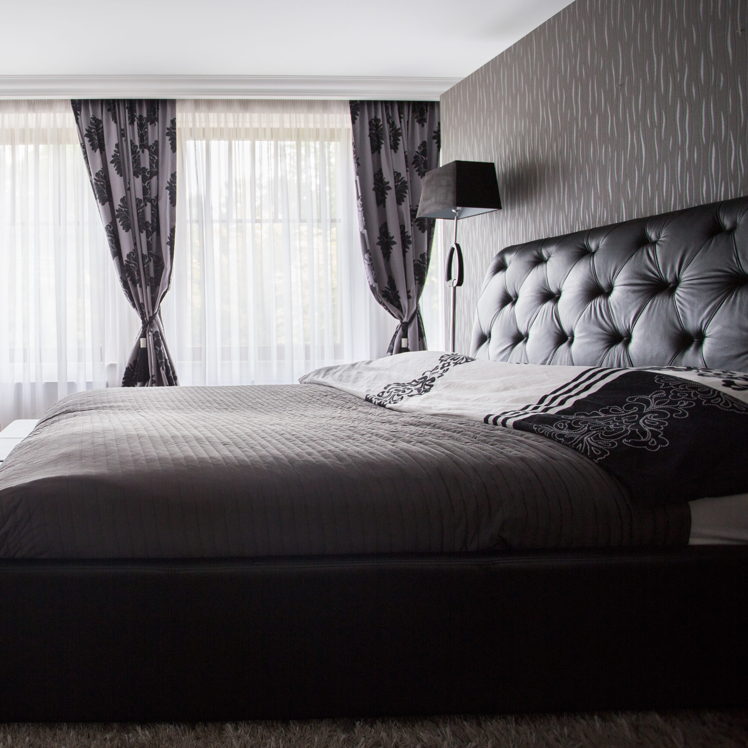 Luxury bedroom at one of the hotels in Brighton