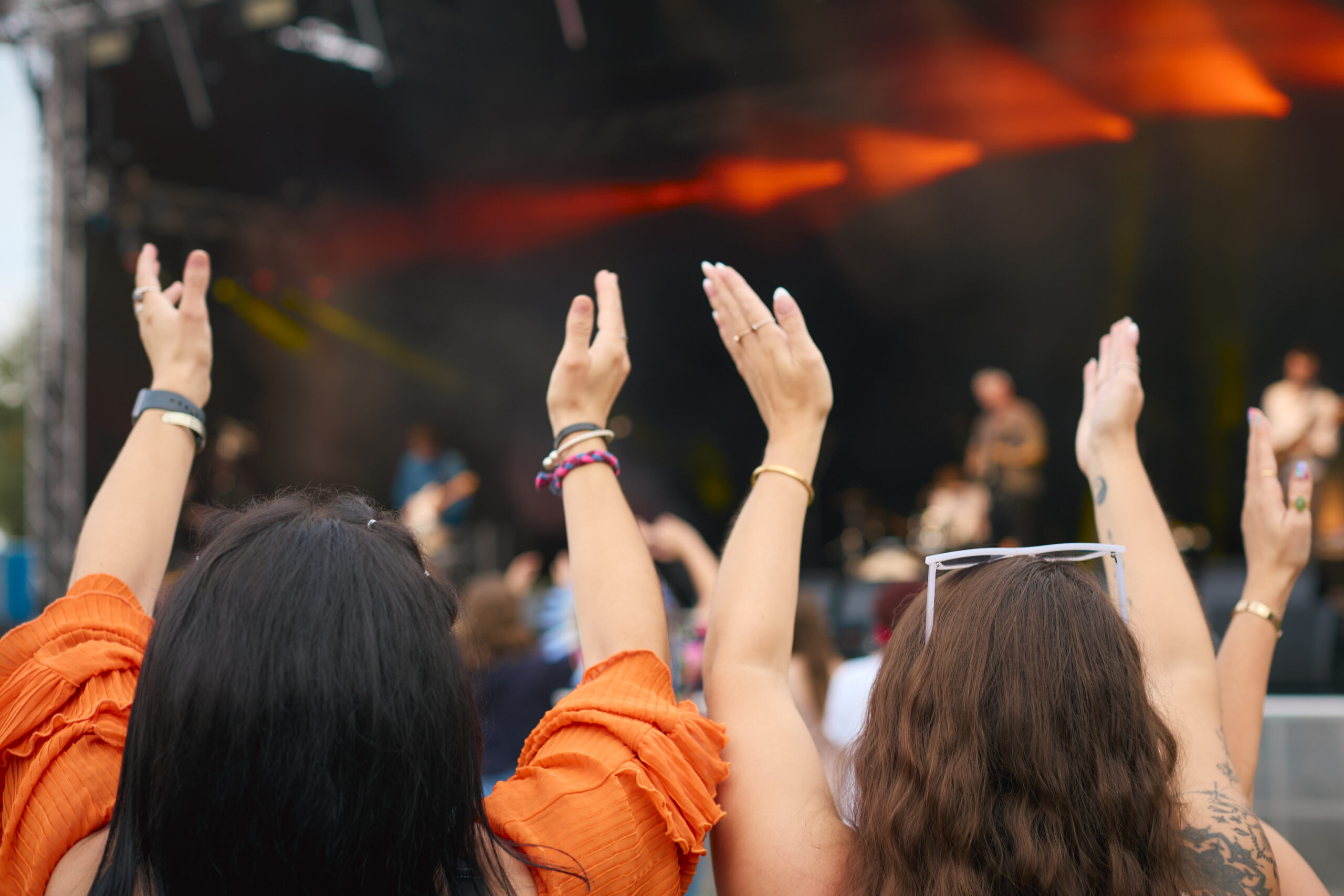 Audience Enjoying a Concert