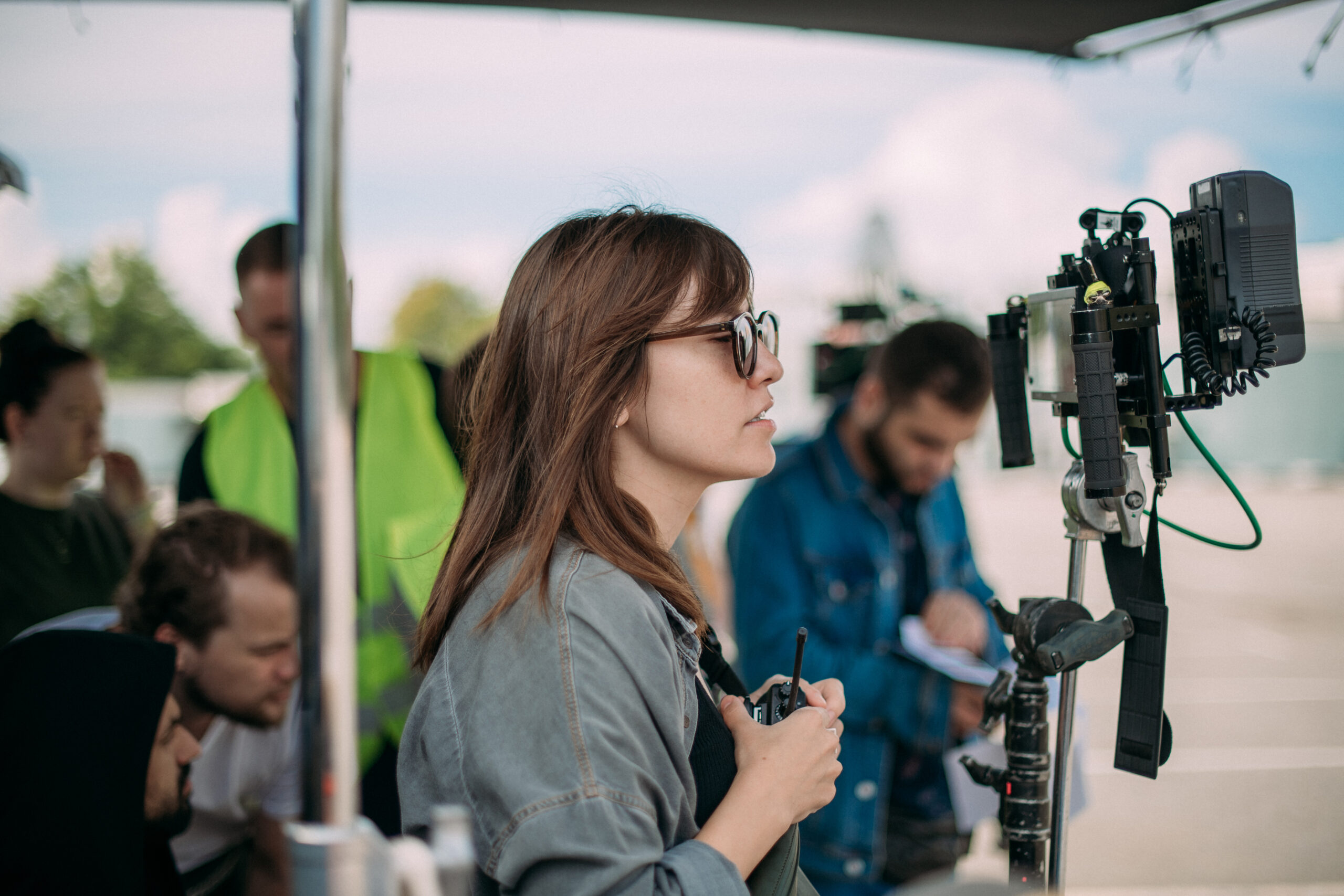 Director At Work On The Set of a film