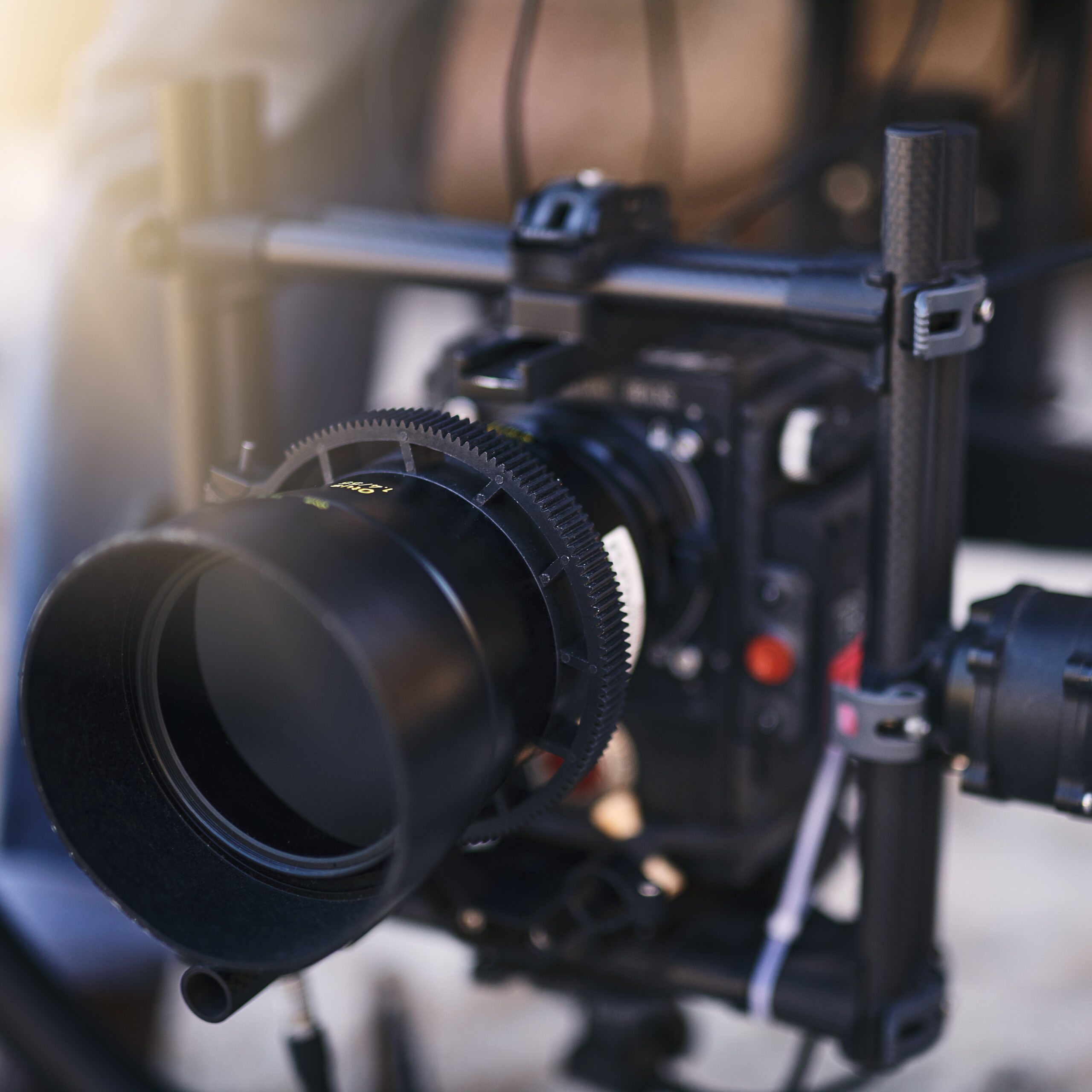 A professional film camera