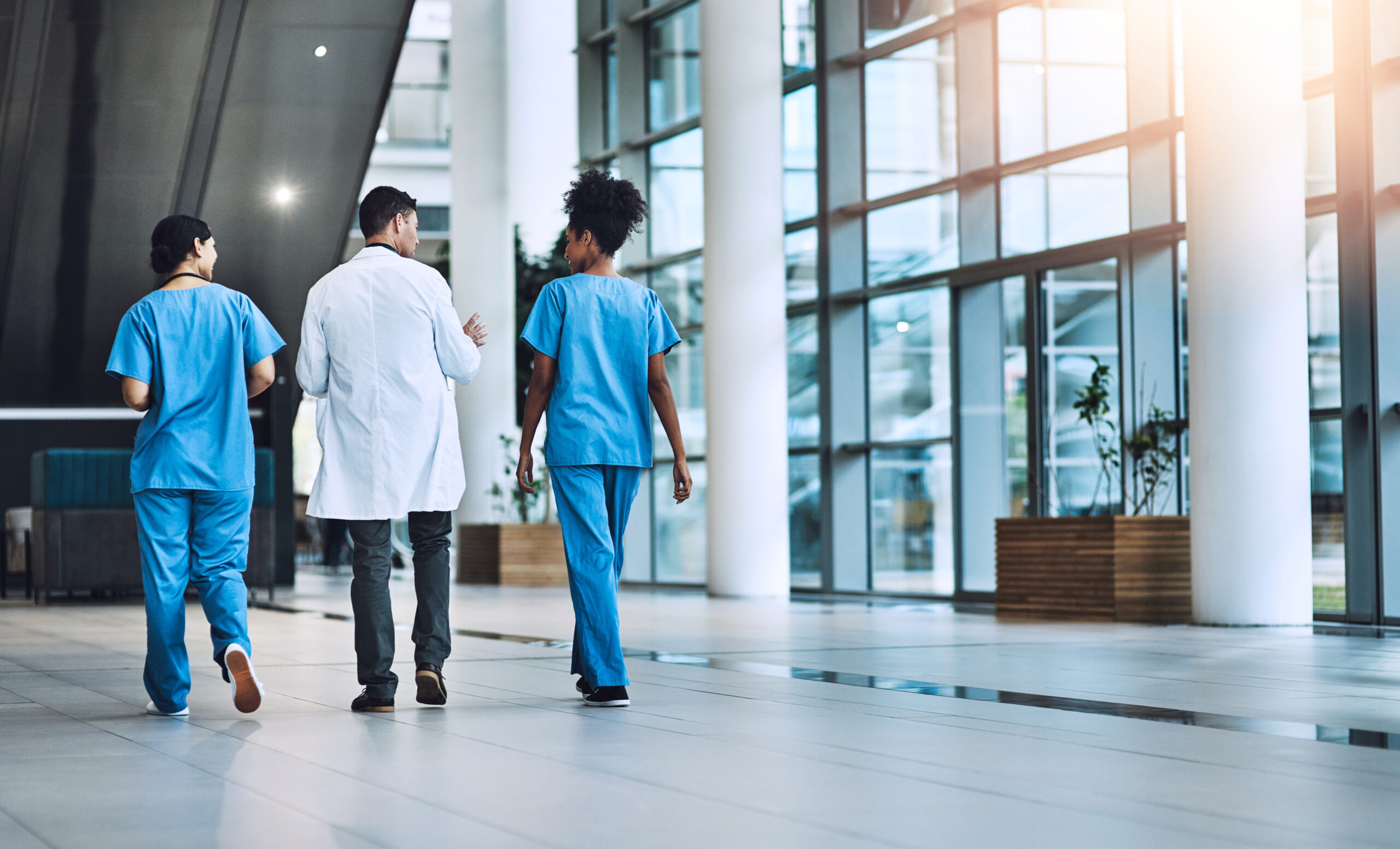 Shot Of Medical Practitioners Having A Conversation