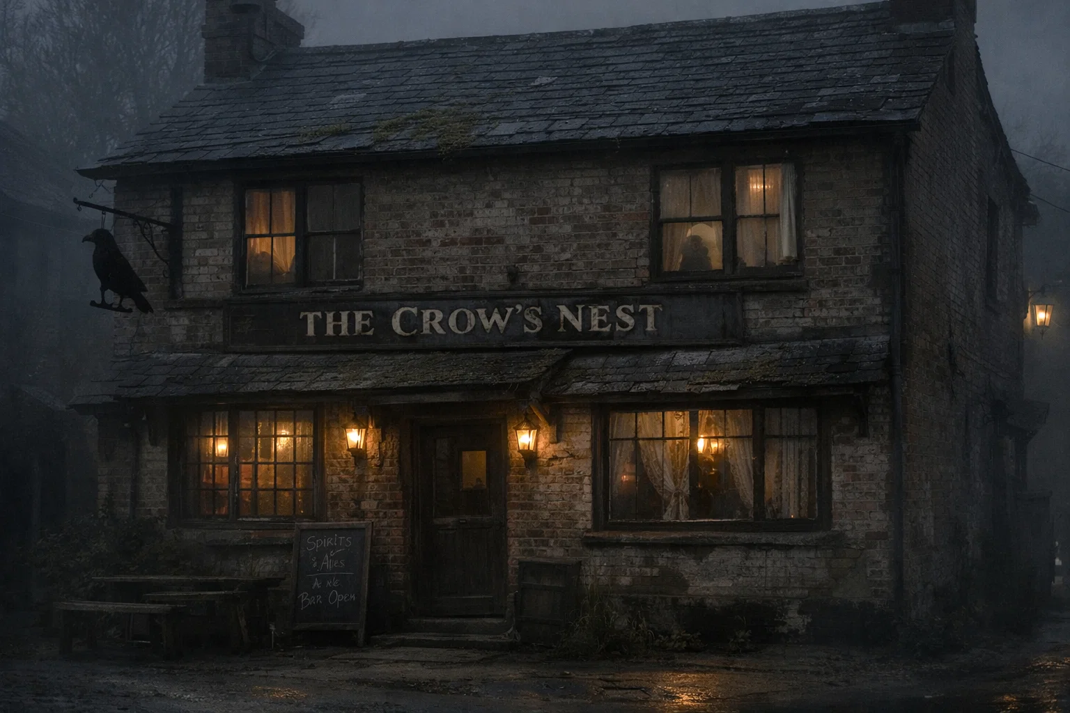 Haunted Brighton- A haunted looking pub 