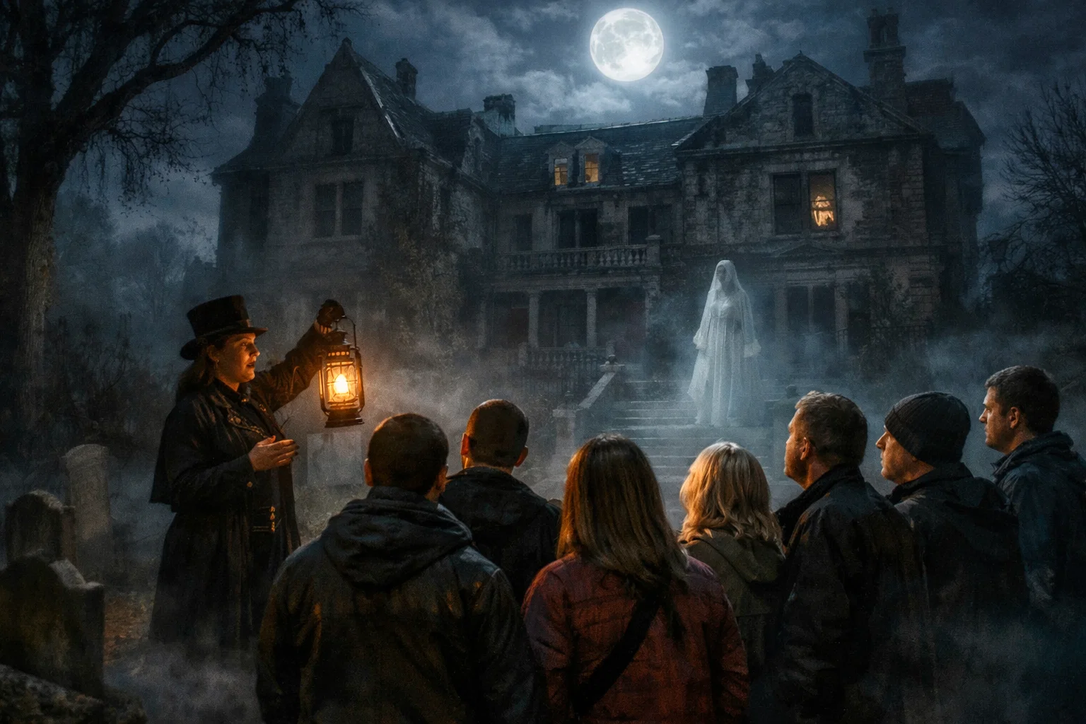 A ghost tour 