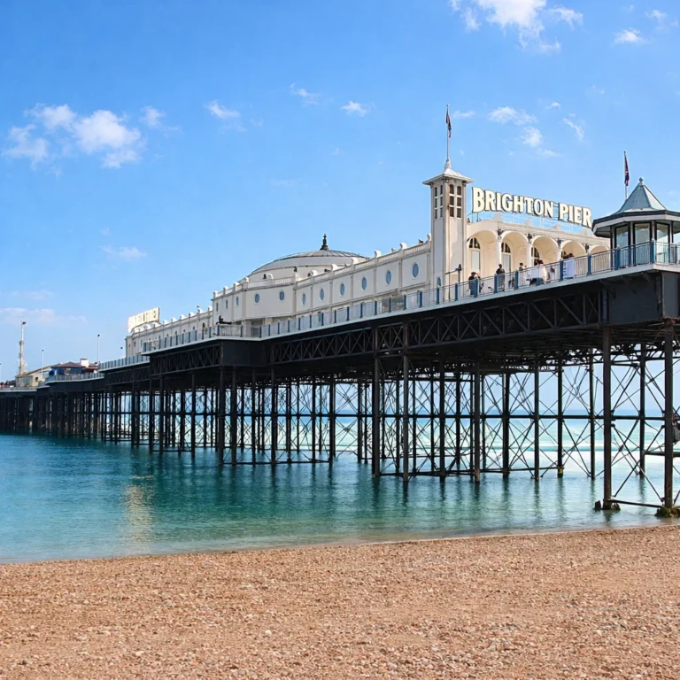 Brighton pier on a sunny day