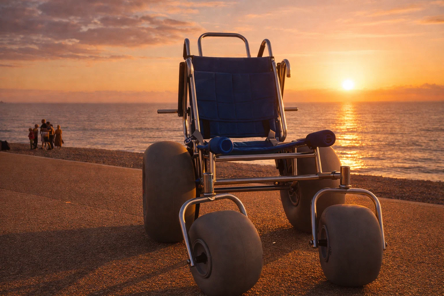 Wheelchair beach access on Brighton beach