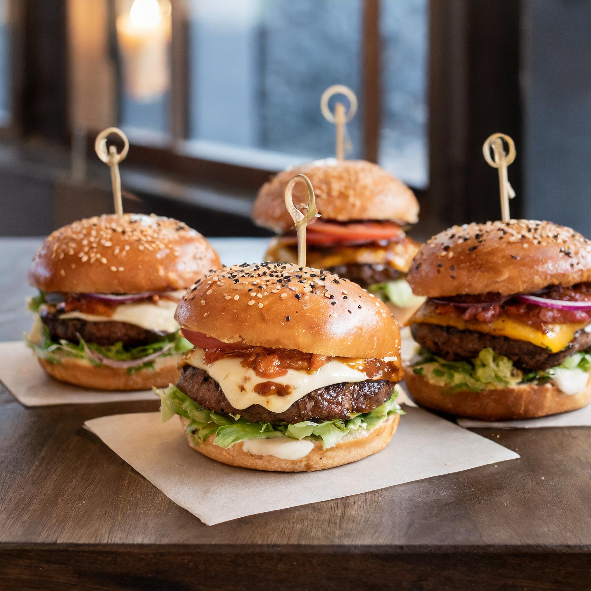 Best Burgers in Brighton with layers of juicy ingredients