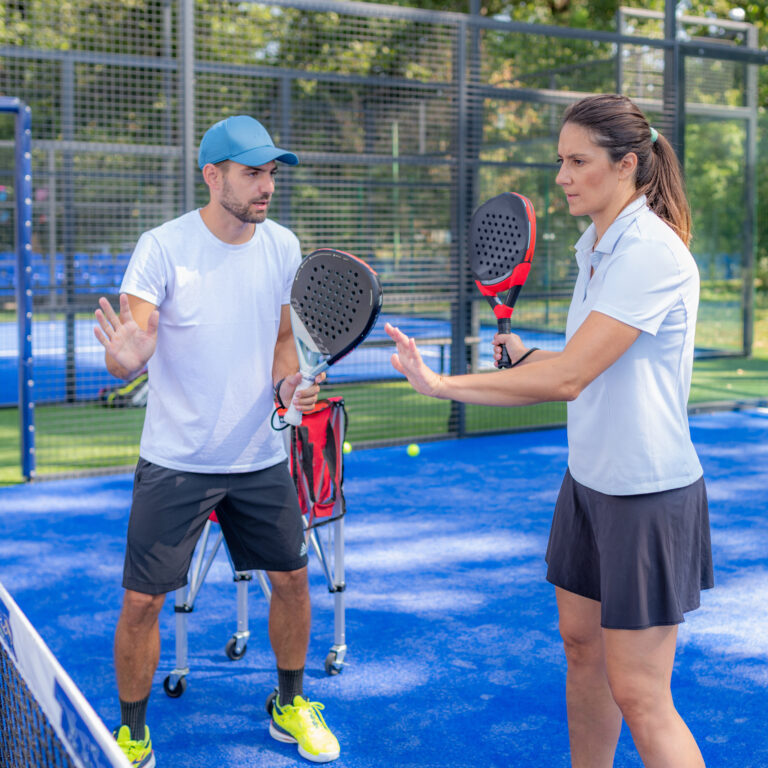 People Playing Padel in Brighton