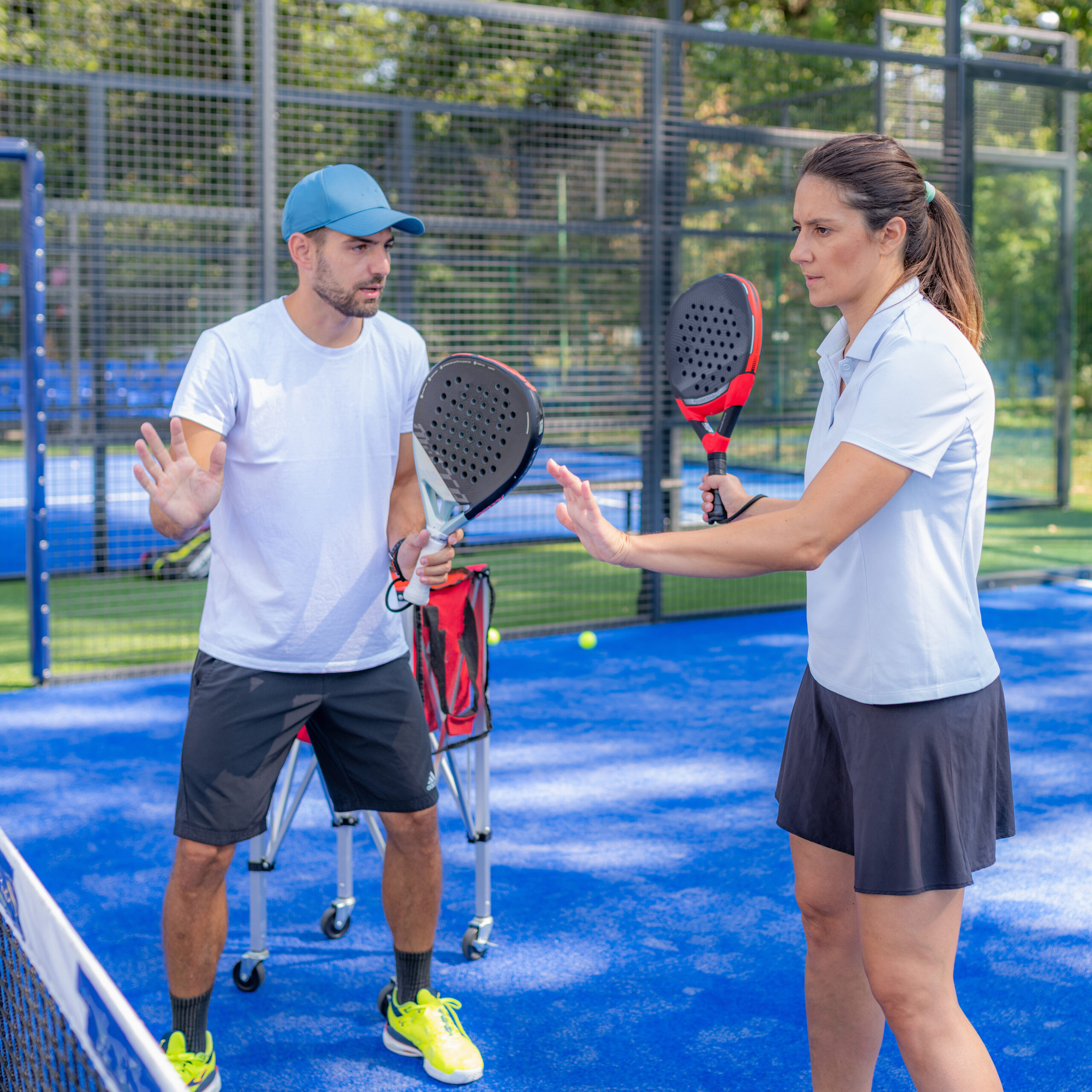 People Playing Padel in Brighton