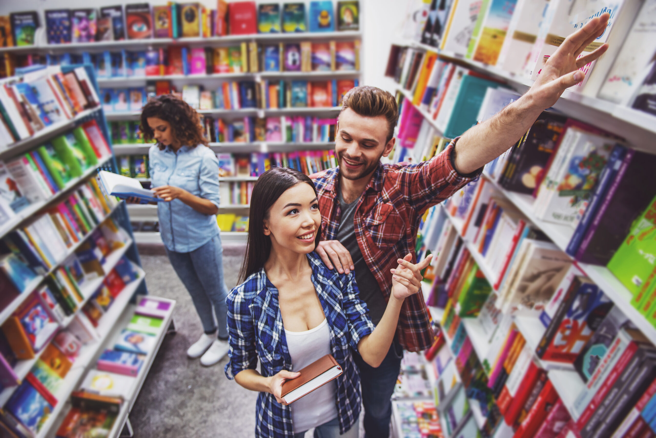 Young People At a Book Shop