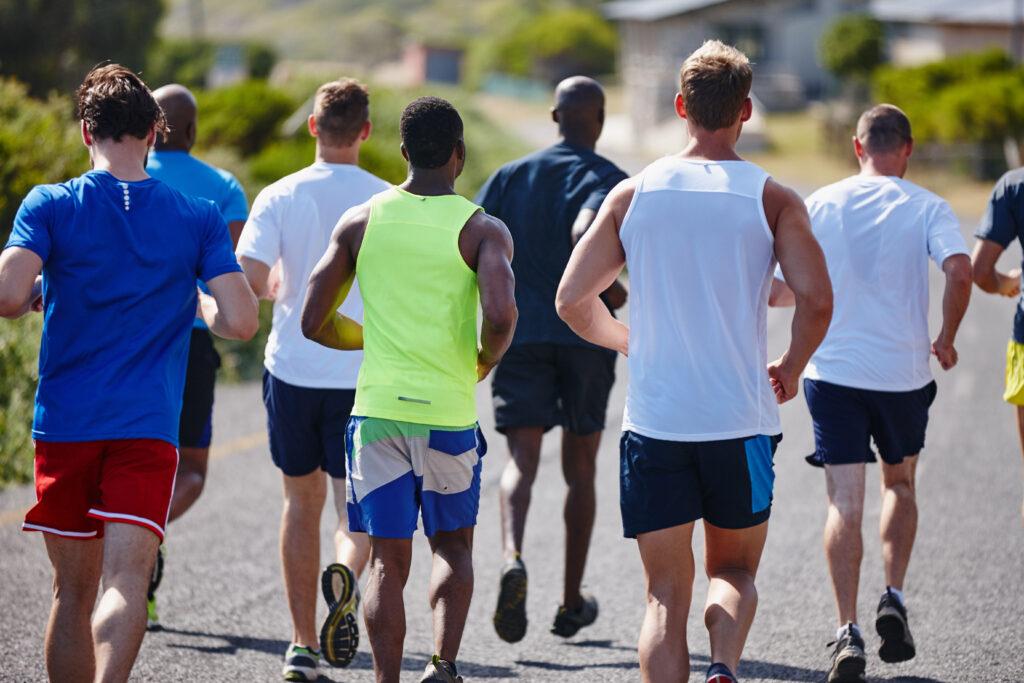 Brighton run club outside
