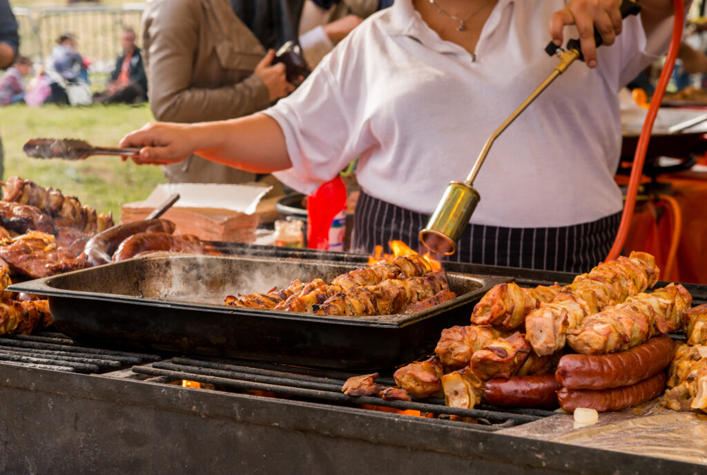 preparation BBQ 